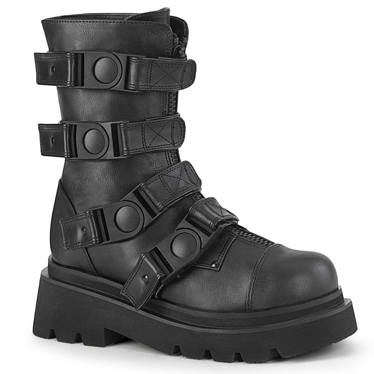 DemoniaCult  Stiefel RENEGADE-55 BLK Vegan Leder