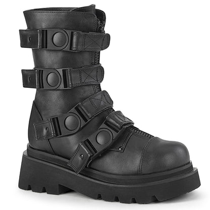 DemoniaCult  Stiefel RENEGADE-55 BLK Vegan Leder