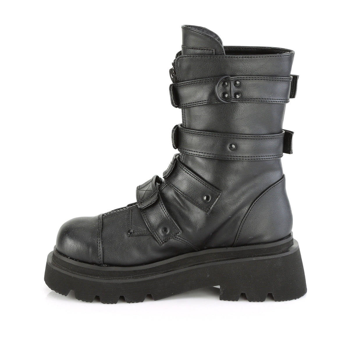 DemoniaCult  Stiefel RENEGADE-55 BLK Vegan Leder
