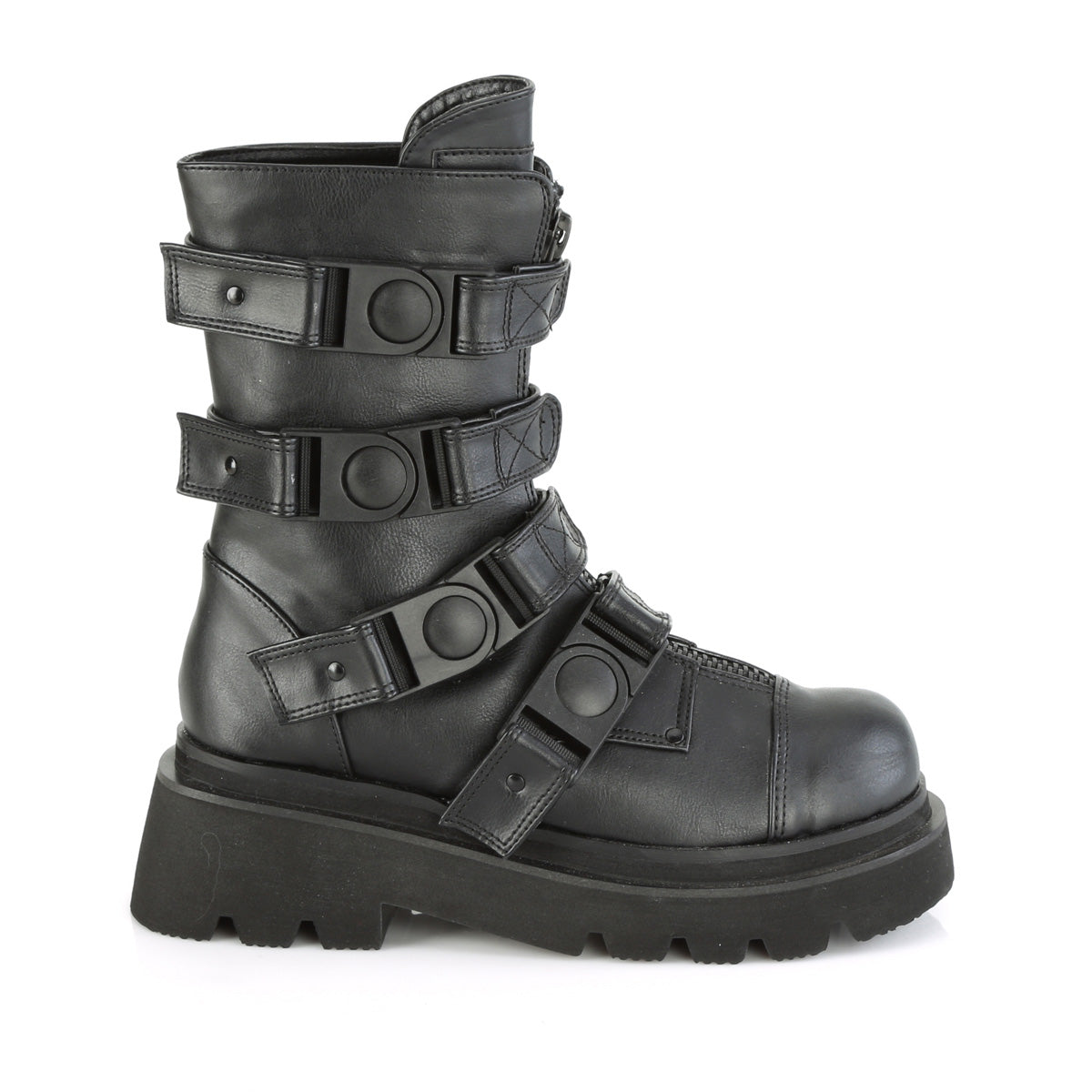 DemoniaCult  Stiefel RENEGADE-55 BLK Vegan Leder
