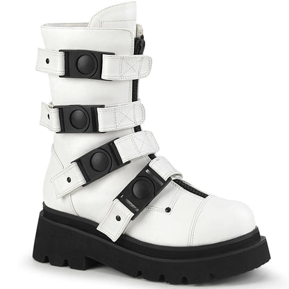 DemoniaCult  Stiefel RENEGADE-55 wht veganes Leder