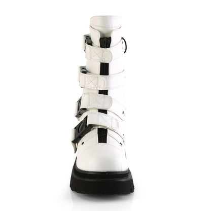 DemoniaCult  Stiefel RENEGADE-55 wht veganes Leder