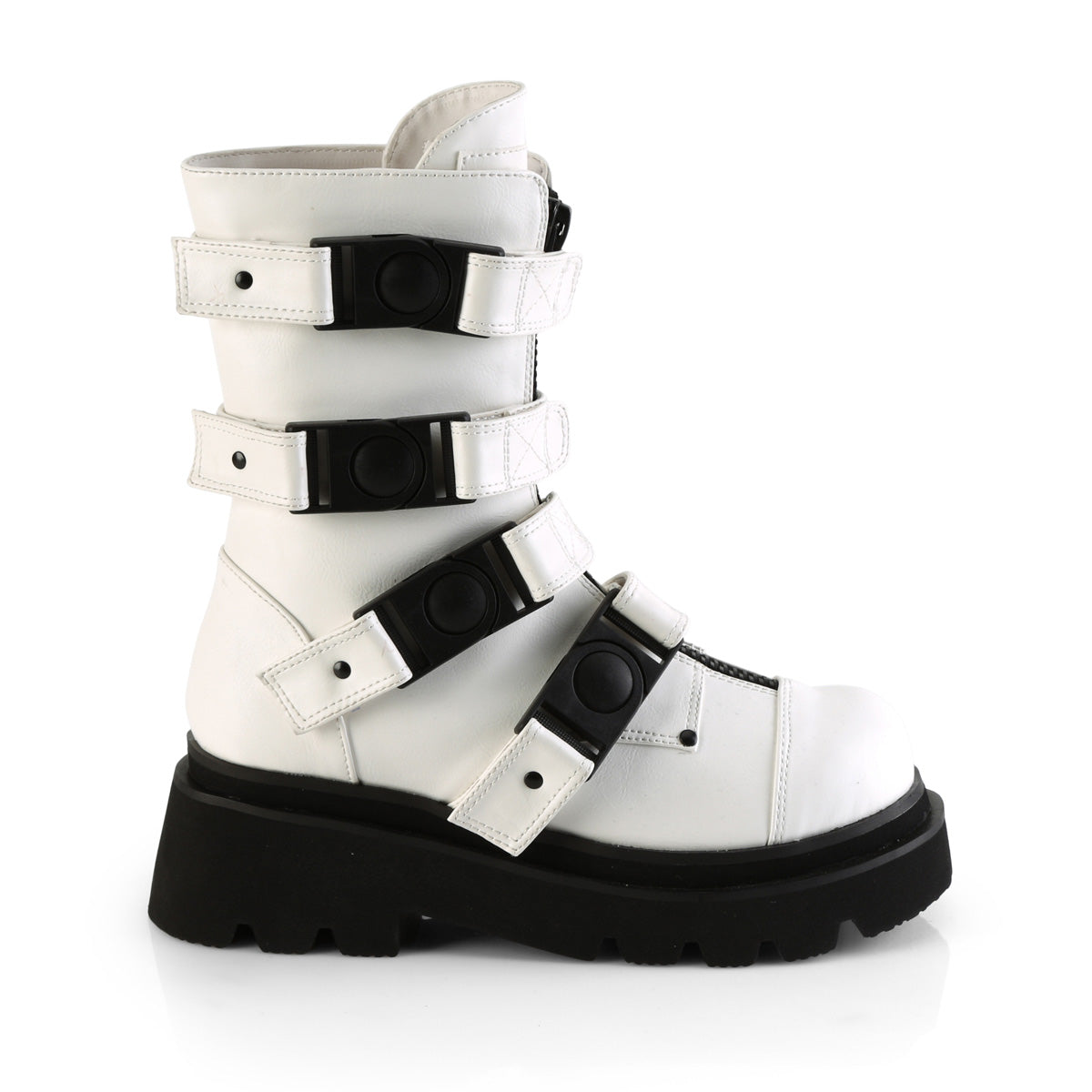 DemoniaCult  Stiefel RENEGADE-55 wht veganes Leder