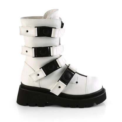DemoniaCult  Stiefel RENEGADE-55 wht veganes Leder