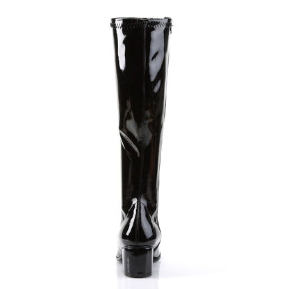 Funtasma Womens Boots. Retro-300 BLK Str Pat