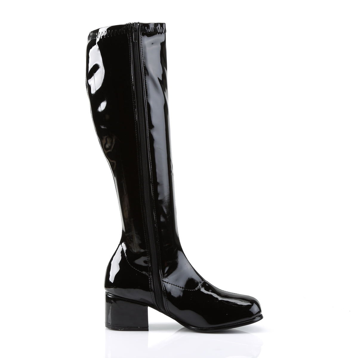 Funtasma Womens Boots. Retro-300 BLK Str Pat