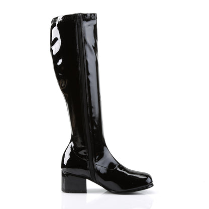 Funtasma Womens Boots. Retro-300 BLK Str Pat