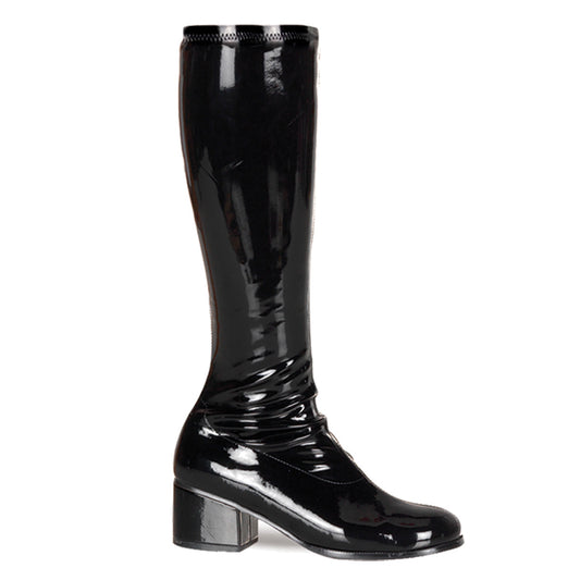 Funtasma Womens Boots. Retro-300 BLK Str Pat