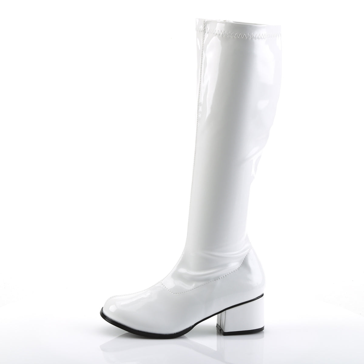 Funtasma Womens Boots. Retro-300 WHT Str Pat