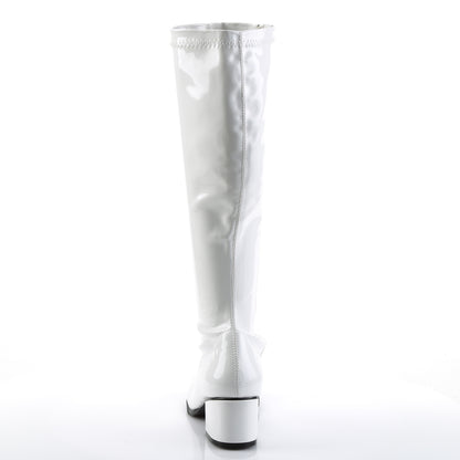 Funtasma Womens Boots. Retro-300 WHT Str Pat