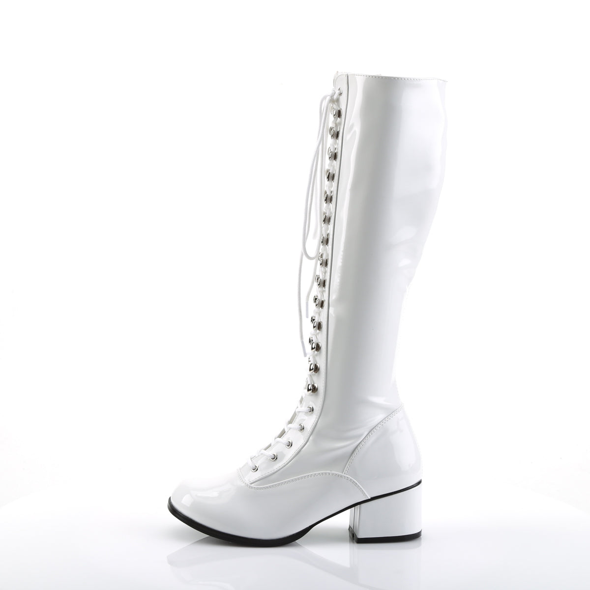 Funtasma Womens Boots. Retro-302 WHT STR Pat