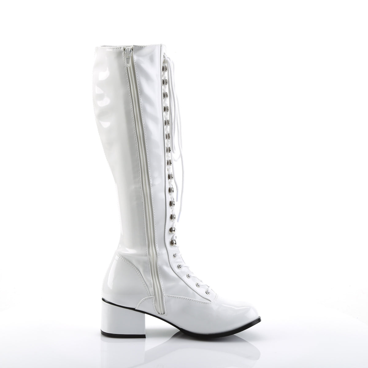 Funtasma Womens Boots. Retro-302 WHT STR Pat
