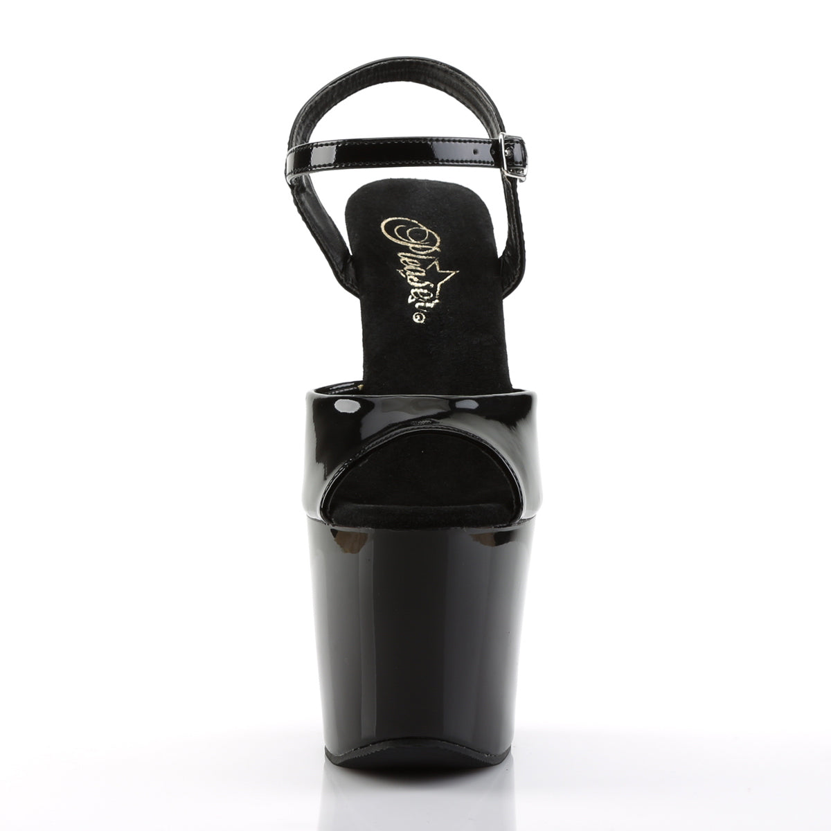 Pleaser Womens Sandals REVOLVER-709 Blk/Blk
