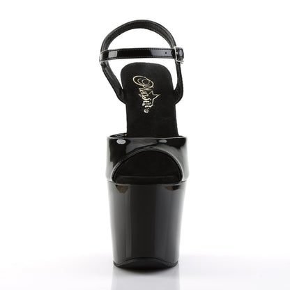 Pleaser Womens Sandals REVOLVER-709 Blk/Blk