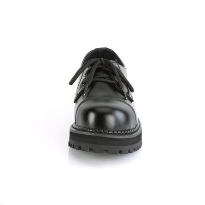 DemoniaCult Herrenstiefel RIOT-03 BLK Leder