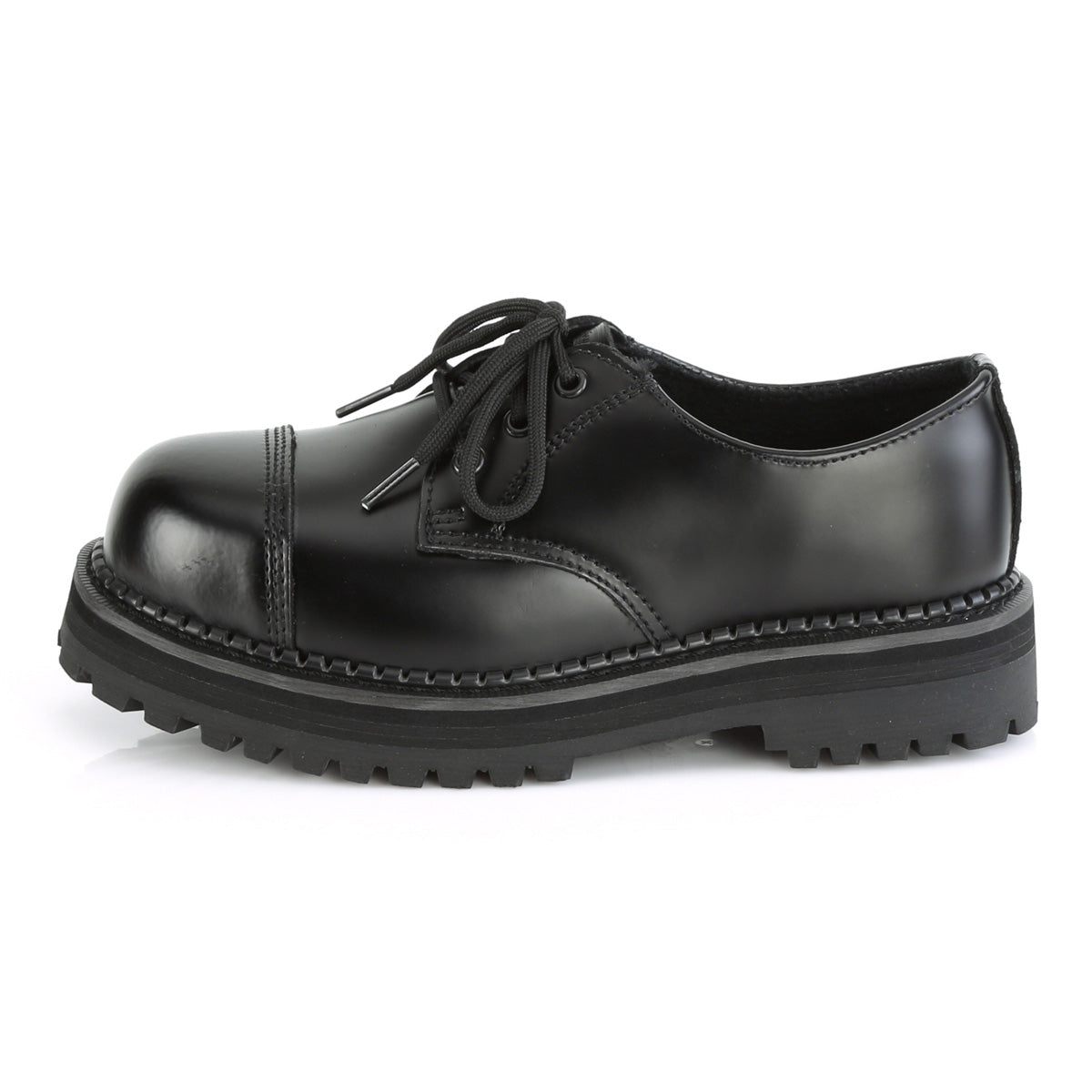 DemoniaCult Herrenstiefel RIOT-03 BLK Leder