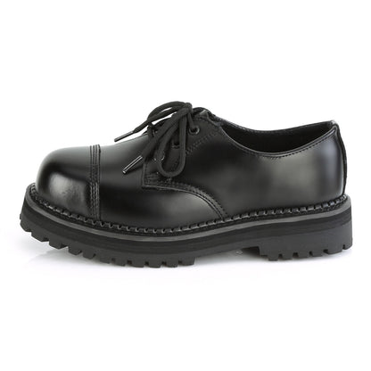 DemoniaCult Herrenstiefel RIOT-03 BLK Leder