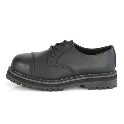 DemoniaCult Herrenstiefel RIOT-03 BLK Vegan Leder