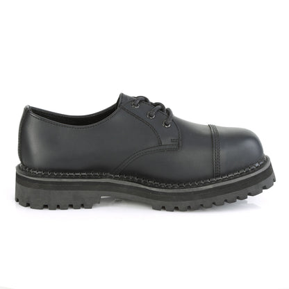 DemoniaCult Herrenstiefel RIOT-03 BLK Vegan Leder