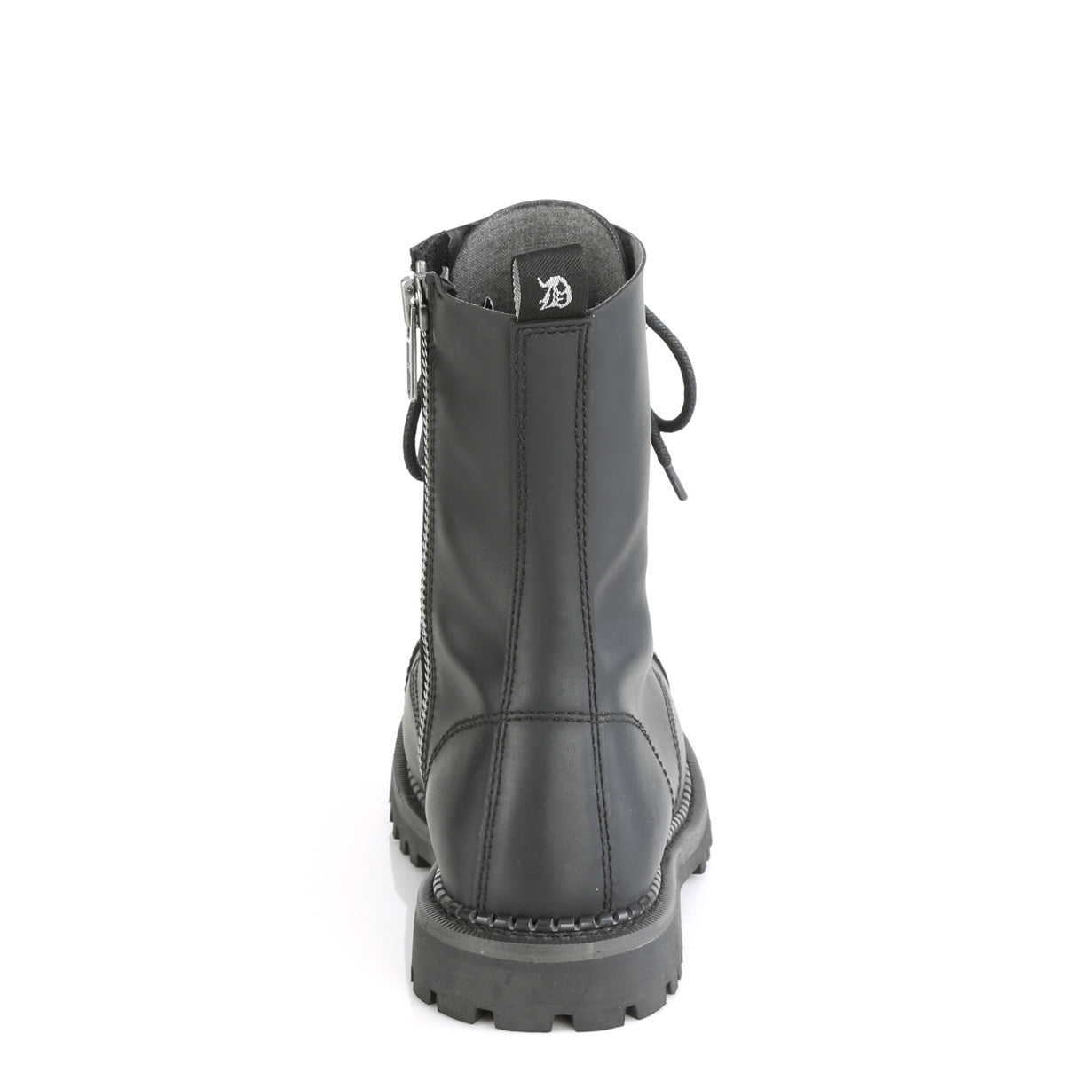 DemoniaCult Mens Boots RIOT-10 Blk Vegan Leather