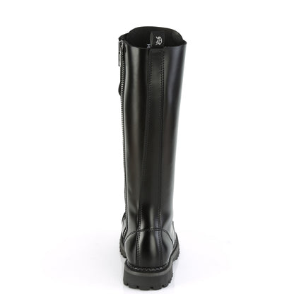 DemoniaCult Mens Boots RIOT-20 Blk Leather