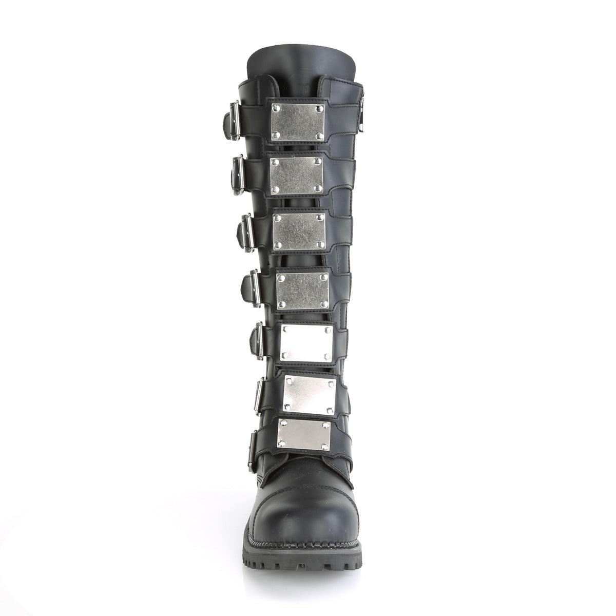 DemoniaCult Herrenstiefel RIOT-21MP BLK Vegan Leder
