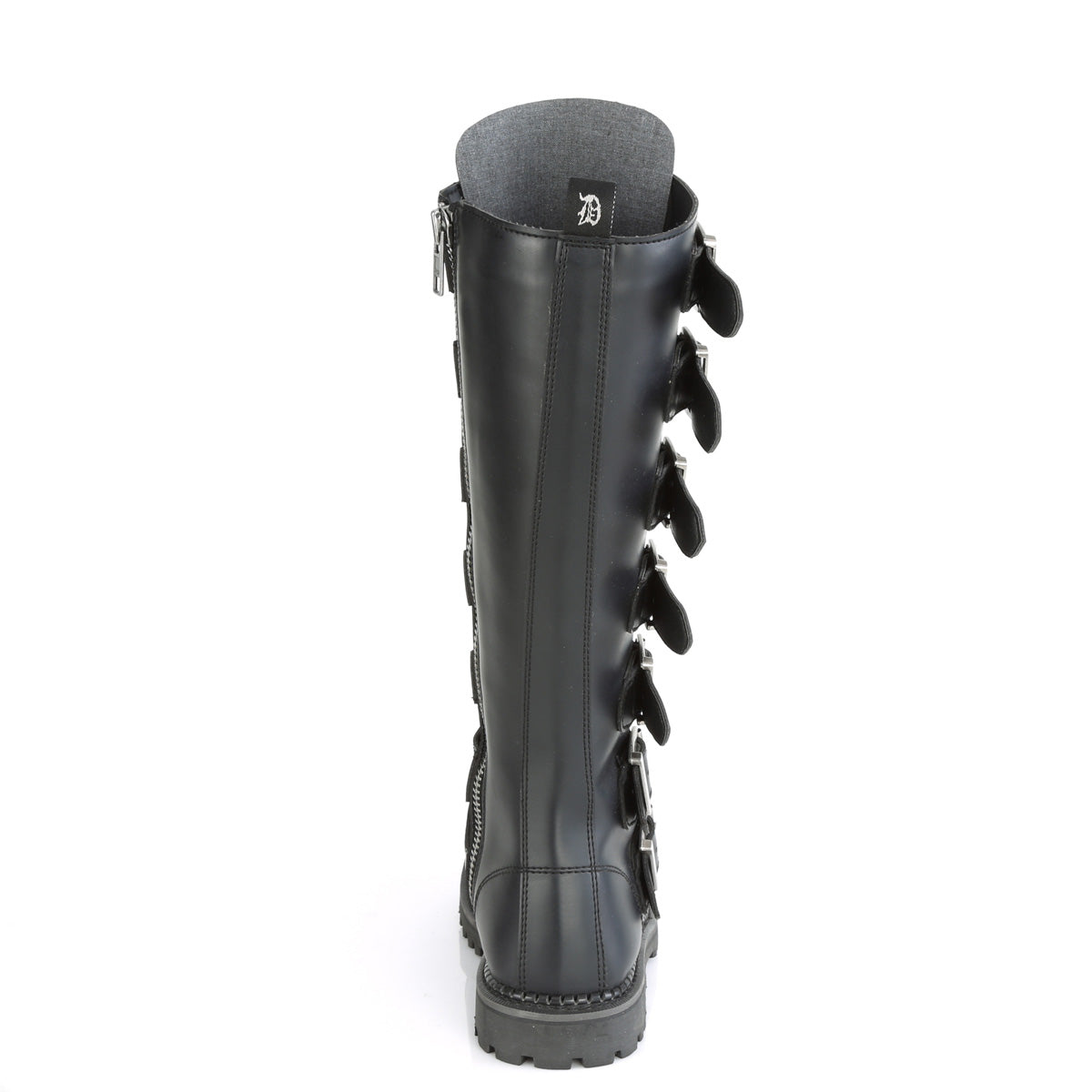 DemoniaCult Herrenstiefel RIOT-21MP BLK Vegan Leder