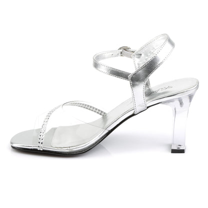 Fabulicious Frauen Sandalen ROMANCE-308r CLR-SLV Metallic PU
