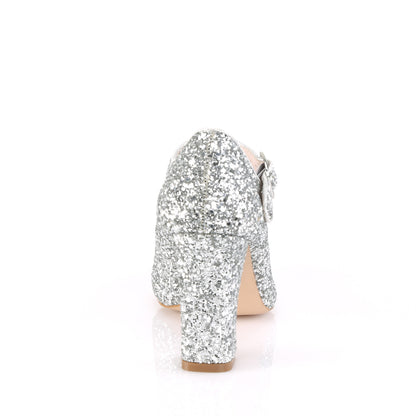 Fabulicious Womens Pumps SABRINA-07 Slv Glitter
