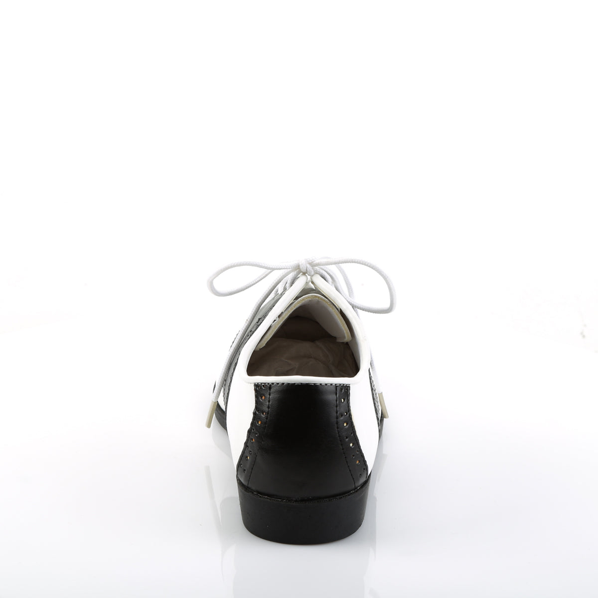 Funtasma Frauenpumpen Saddle-50 BLK-WHT PU
