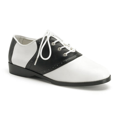 Funtasma Frauenpumpen Saddle-50 BLK-WHT PU