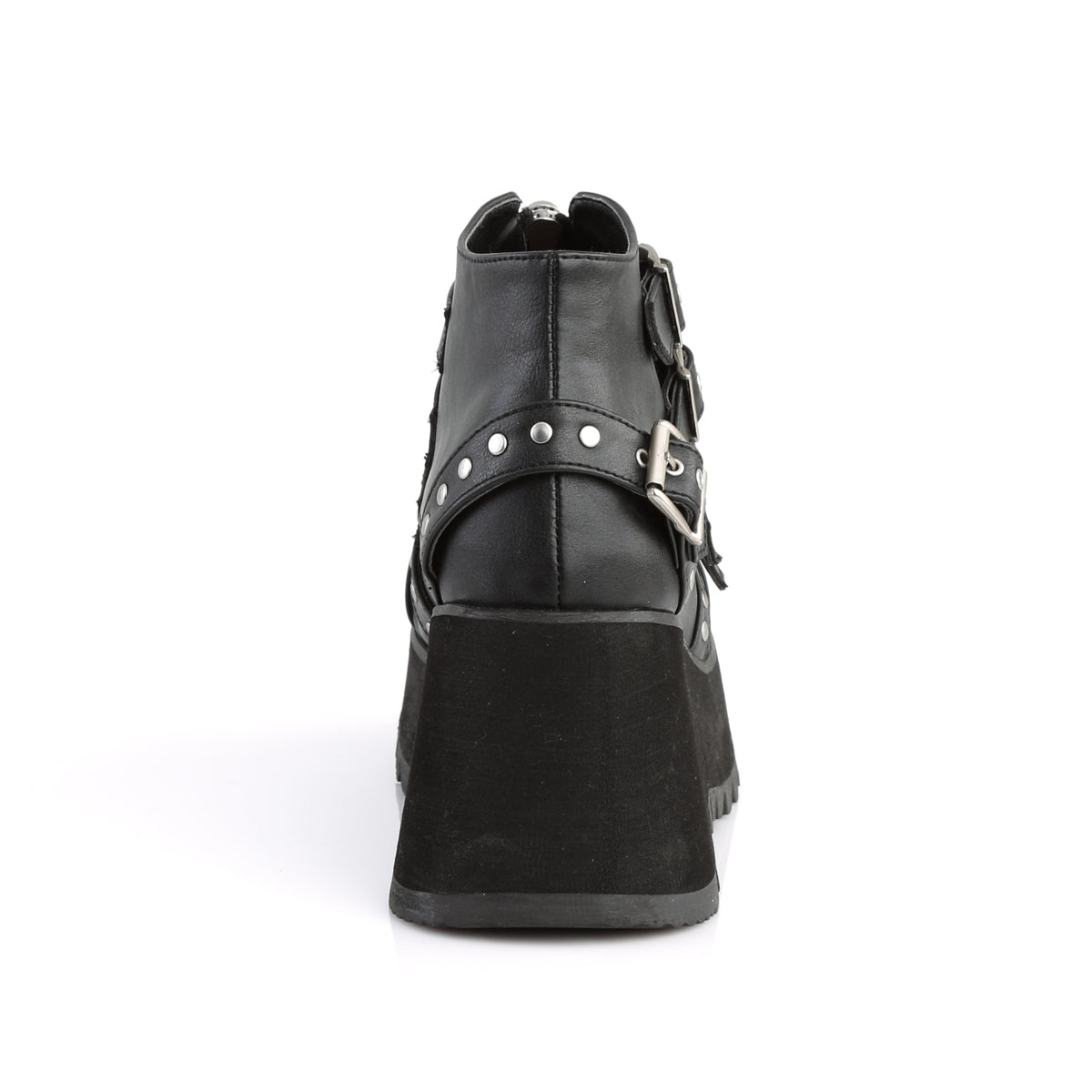 DemoniaCult Damenknöchelstiefel SCENE-30 BLK Vegan Leder