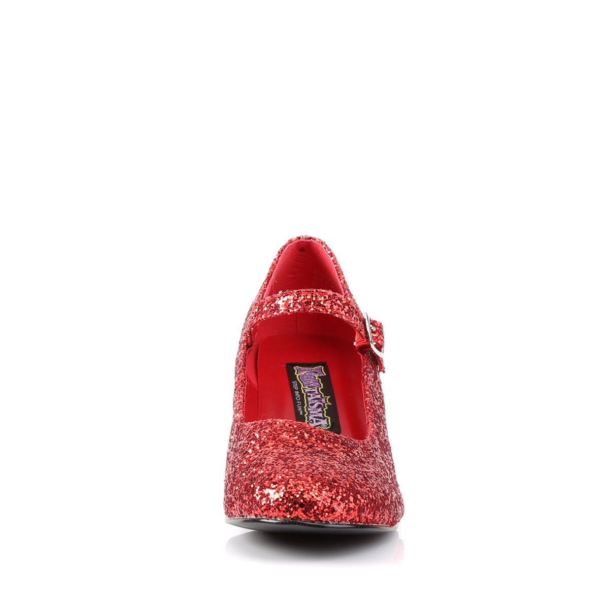 Funtasma Frauenpumpen Schoolgirl-50g rot gltr.