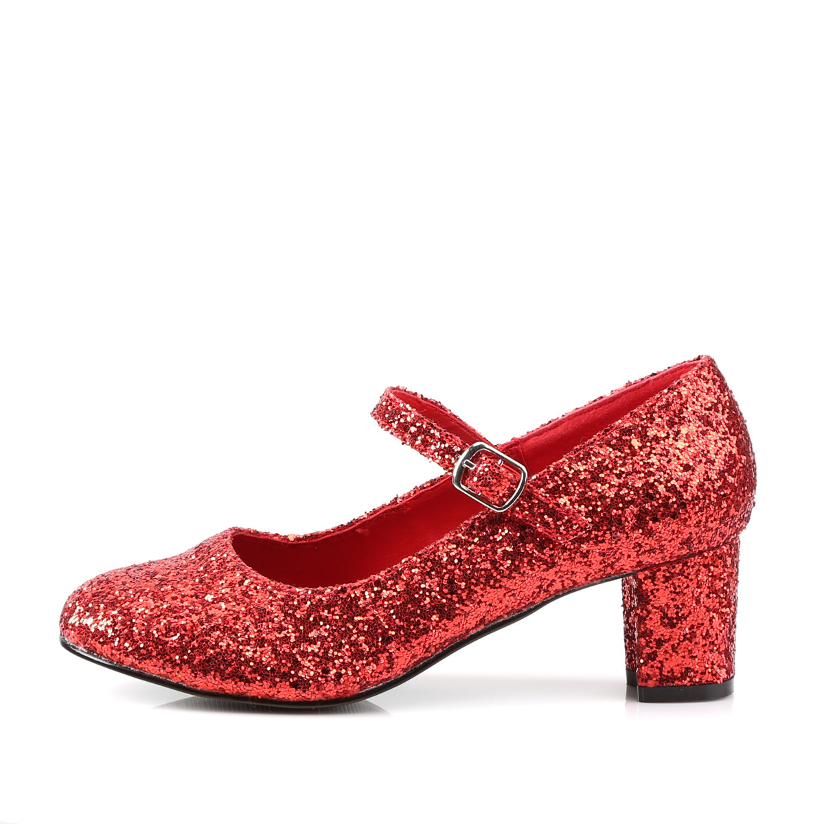 Funtasma Frauenpumpen Schoolgirl-50g rot gltr.