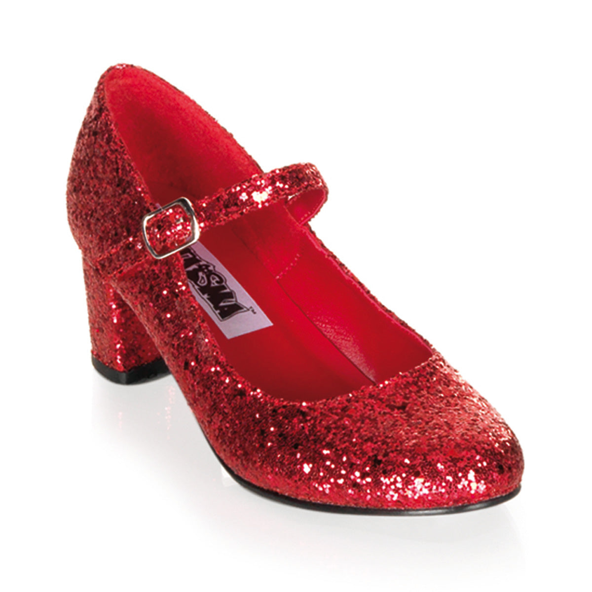 Funtasma Frauenpumpen Schoolgirl-50g rot gltr.