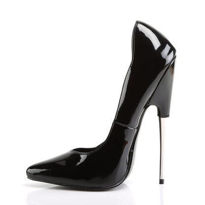 Devious Womens Pumps SCREAM-01 Blk Pat