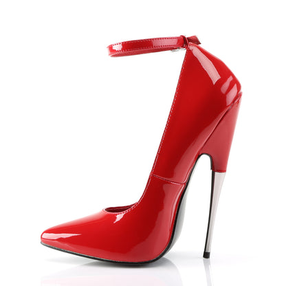 Devious Womens Pumps SCREAM-12 Red Pat