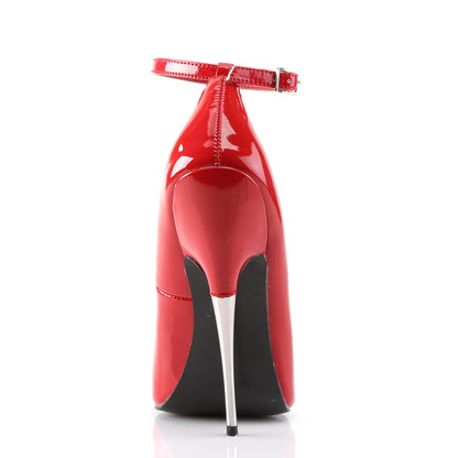 Devious Womens Pumps SCREAM-12 Red Pat