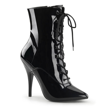Pleaser Damen Knöchelstiefel SEDUCE-1020 BLK Pat.