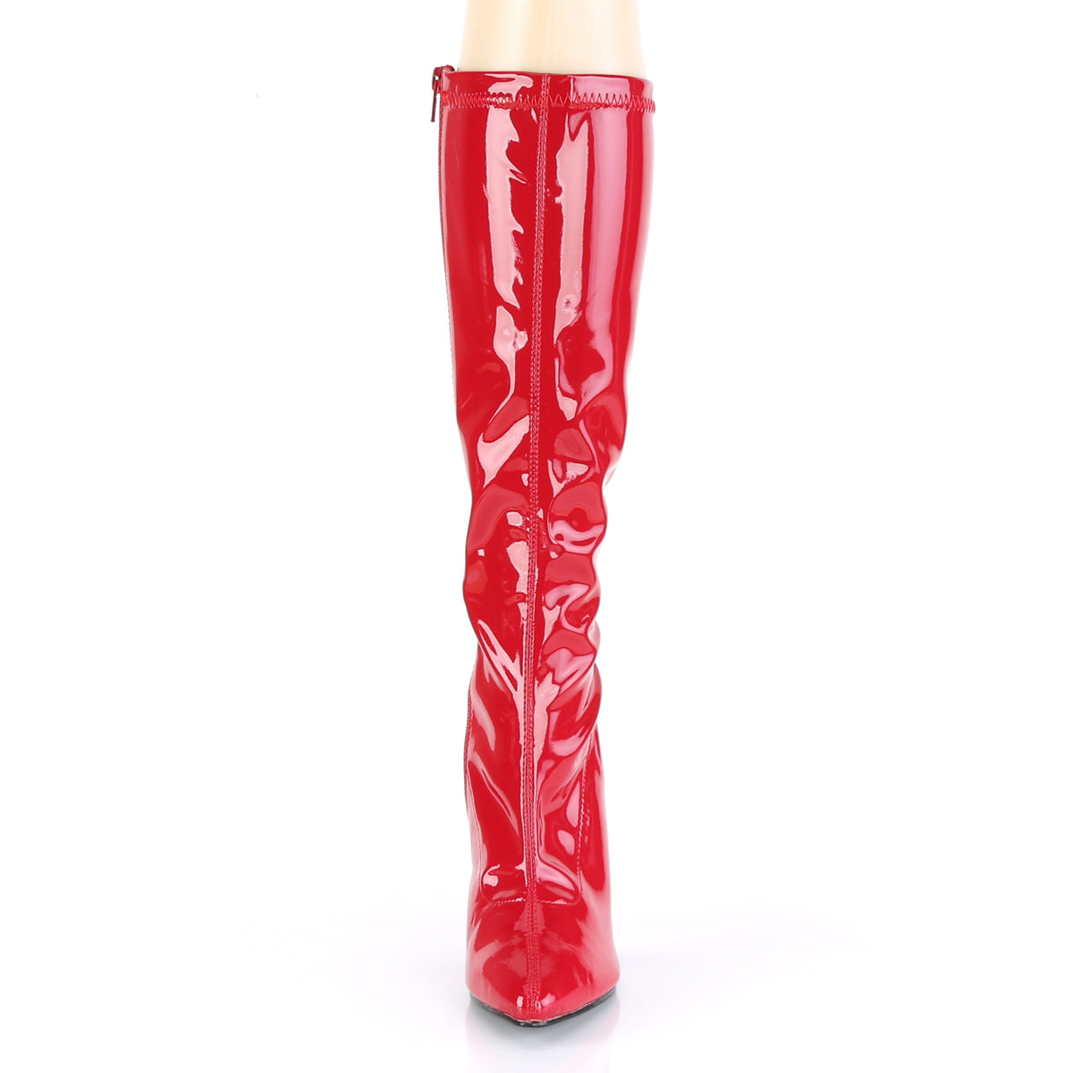 Pleaser Womens Boots. SEDUCE-2000 Red Str Pat