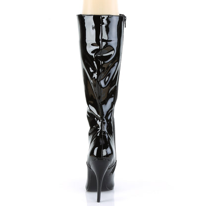 Pleaser Womens Boots. SEDUCE-2020 BLK Pat.