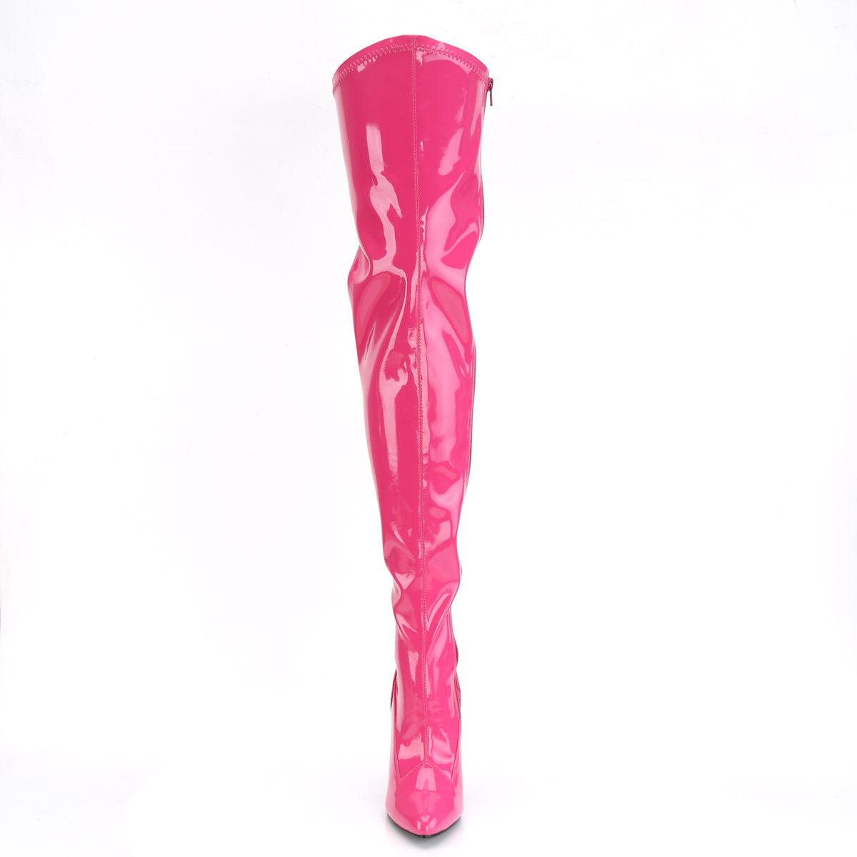 Pleaser Womens Boots. SEDUCE-3000 H. Pink Str Pat