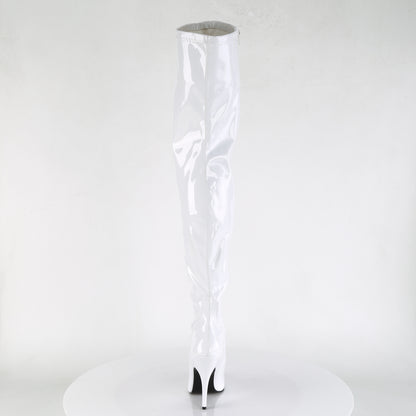 Pleaser Womens Boots SEDUCE-3000 Wht Str Pat