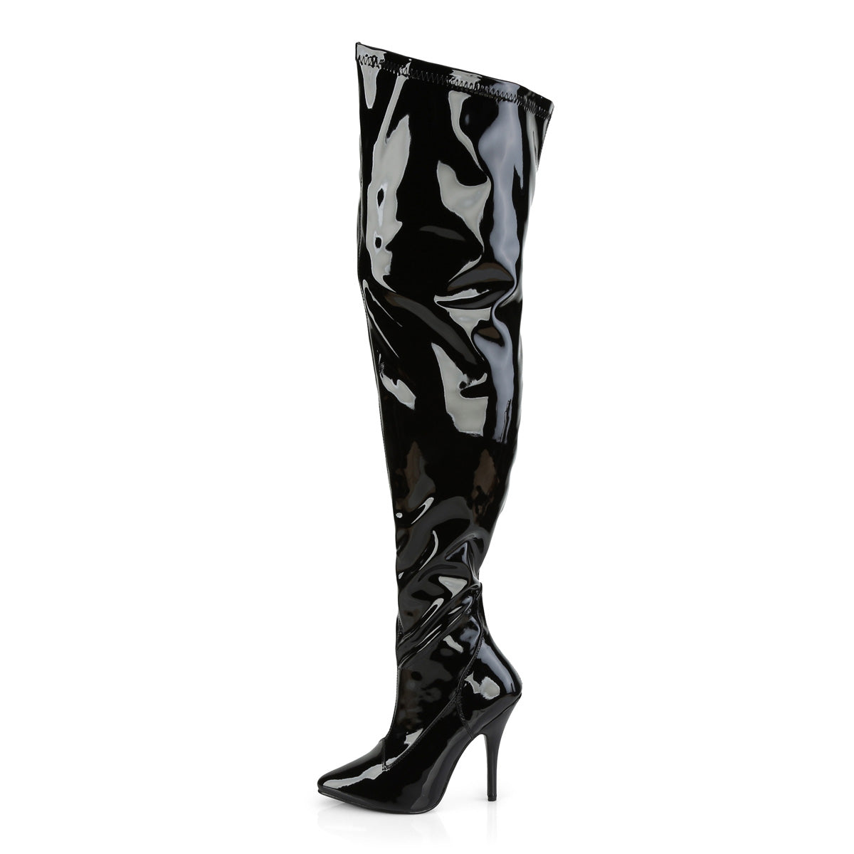 Pleaser Pink Label Womens Boots. SEDUCE-3000wc BLK Str. Klopfen