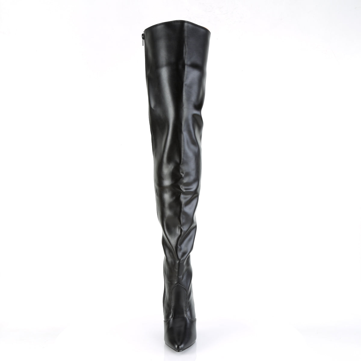 Pleaser Womens Boots. SEDUCE-3010 BLK Faux Leder