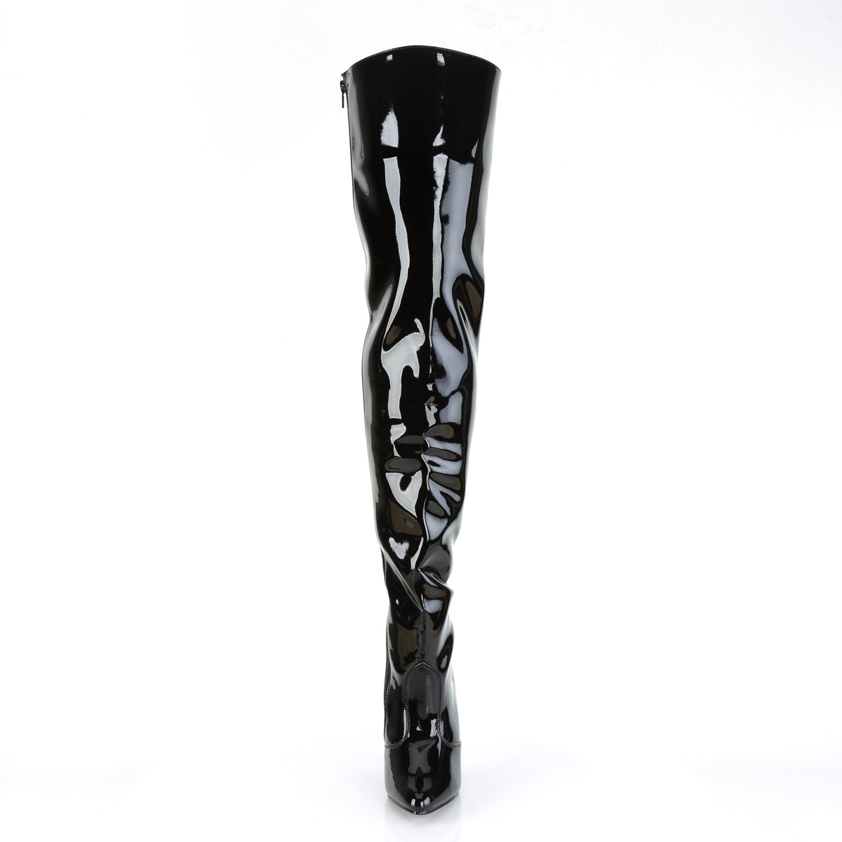 Pleaser Womens Boots. SEDUCE-3010 BLK Pat.
