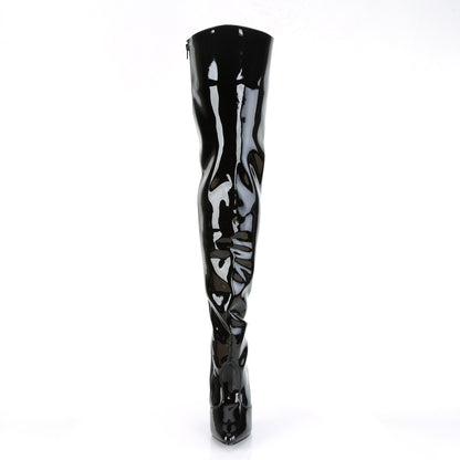 Pleaser Womens Boots. SEDUCE-3010 BLK Pat.