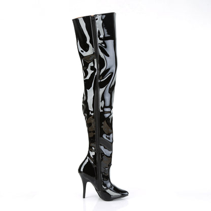 Pleaser Womens Boots. SEDUCE-3010 BLK Pat.
