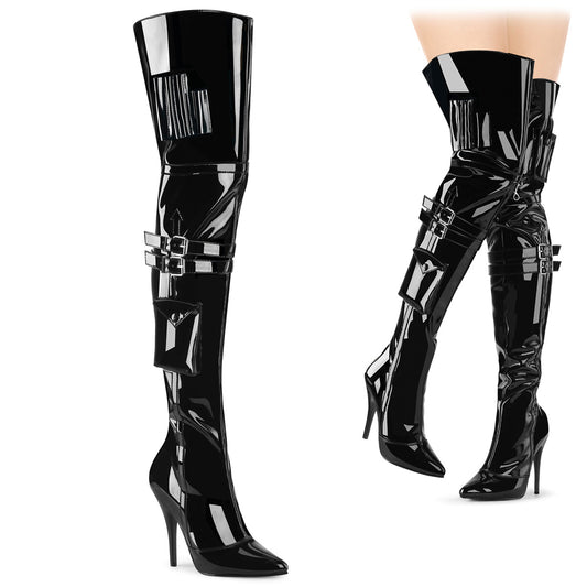 Pleaser  Stiefel SEDUCE-3019 Blk Pat