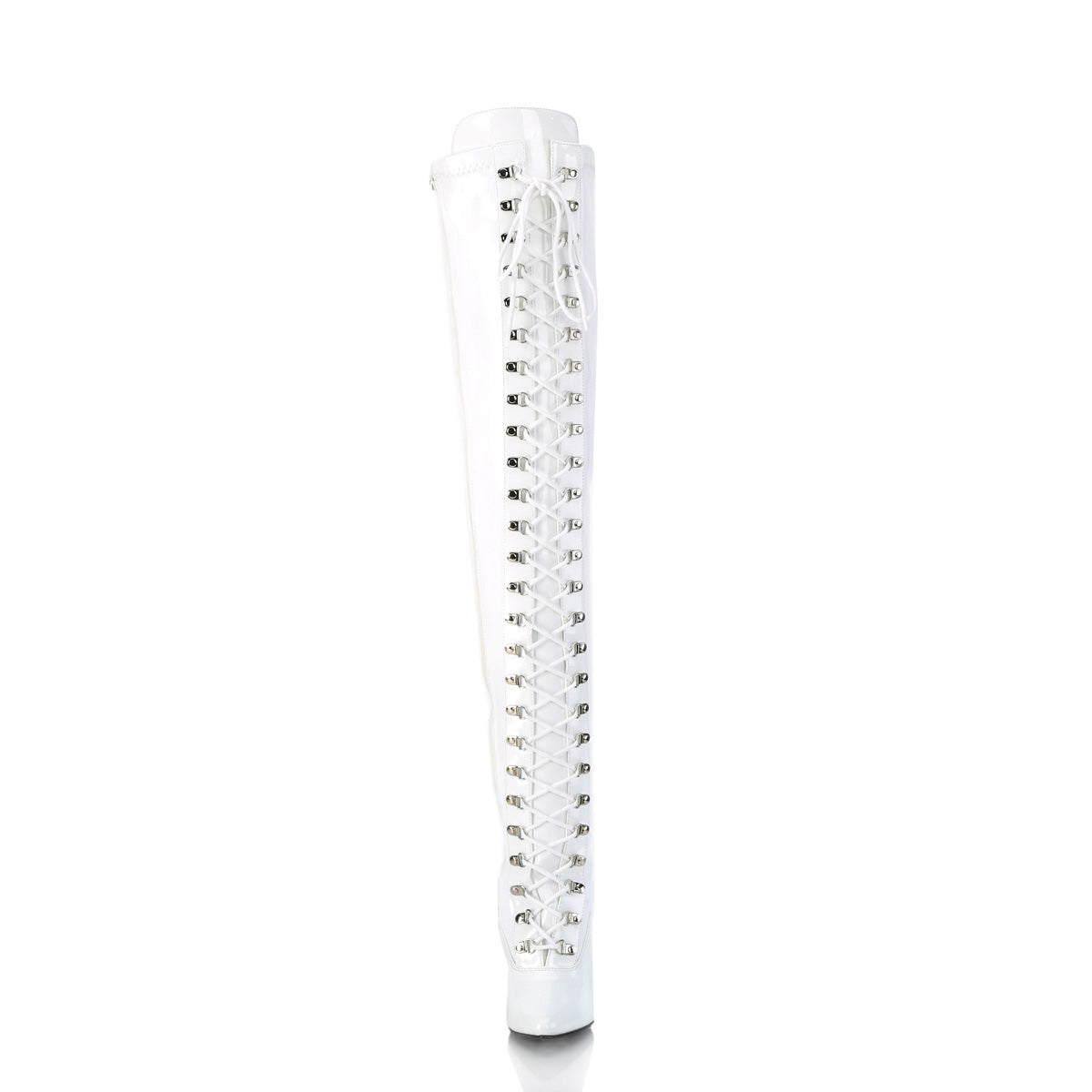 Pleaser Womens Boots SEDUCE-3024 Wht Pat